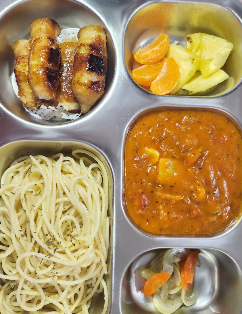 베이컨말이&이탈리안 스파게티
